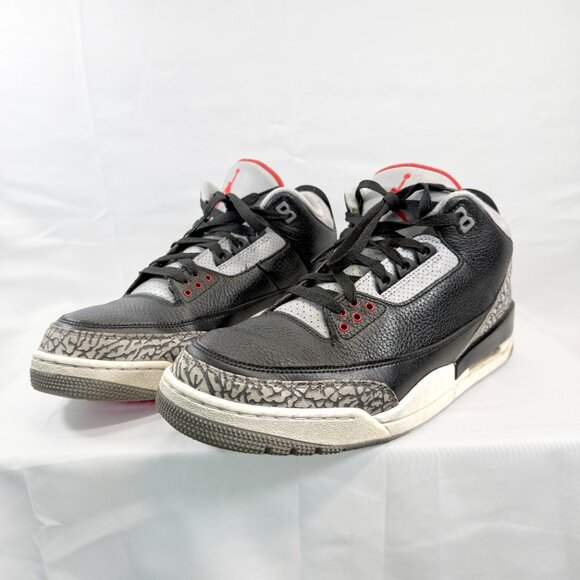 Nike Air Jordan 3 Retro OG “Black Cement” 2018 Size 12 | Pre-Owned | See Details - Picture 1 of 10